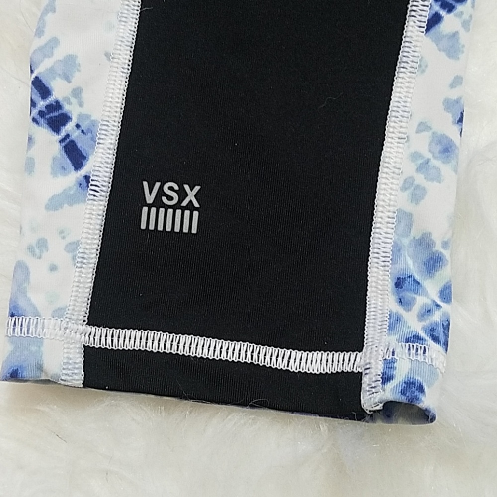 Victoria's  Secret Sport Blue Tie Dye Leggings - Picture 5 of 8